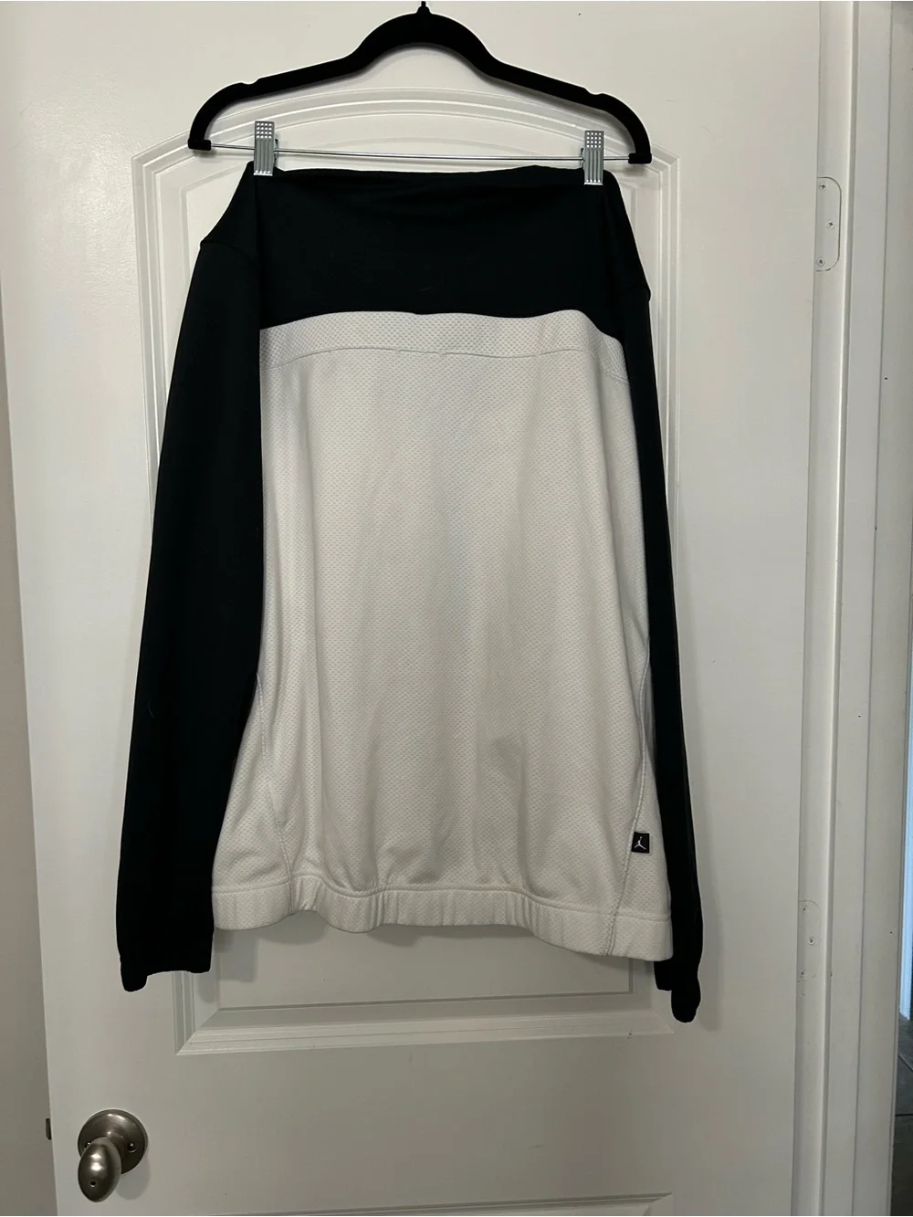 Jordan Black & White Zip-Up Bomber Jacket